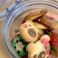 かも親子's cooksnap of when they made * くまｻﾝ クッキー *.