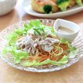 runa10's cooksnap of when they made 豚しゃぶ冷製パスタ🍝.