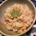 ぐでん's cooksnap of when they made リゾット 朝食 パエリアリメイク節約料理.