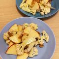 ピーナッツ子♪'s cooksnap of when they made カリフラワーとりんごのさくさくサラダ.