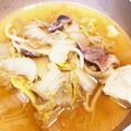 うろんころん's cooksnap of when they made 白菜deお鍋！鍋つゆはコンソメ×白だし♪.
