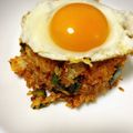 ゴマチーズ's cooksnap of when they made 【肉なしでも大満足】キムチチャーハン.
