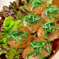 あい♪らんど's cooksnap of when they made 豚ひき肉と青しそのハンバーグ.