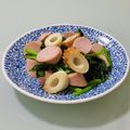 キンプリ's cooksnap of when they made ホウレン草･竹輪･ソーセージの中華味.