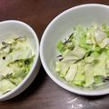 ゆきこは's cooksnap of when they made 材料3つ★ 簡単！キャベマヨ塩昆布サラダ.