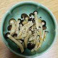 Reo14☆'s cooksnap of when they made しめじの生姜ポン酢和え(2人分レシピ).