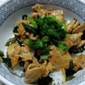 ポコ太さん's cooksnap of when they made ガッツリ豚丼★甘辛ピリ辛だれ.