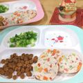 ⁂山暮らしわんこ⁂'s cooksnap of when they made 犬ごはん　とり肉のミートローフ.