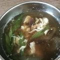 Yokchina's cooksnap of when they made 韓国人から教わった♡卵スープ.