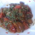 来栖さつき's cooksnap of when they made 豚レバーとトマトとナスでオイスター炒め煮.