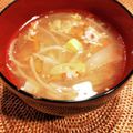 ｊｏｃｏｍｏｍｏｌａ's cooksnap of when they made 給食のソフト麺 みそかけ汁.