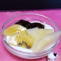 はちみつlove's cooksnap of when they made プルーンとキウイのヨーグルト.