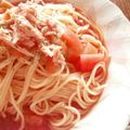 ★★hana★★'s cooksnap of when they made 【簡単】トマトジュースで作る冷製パスタ.