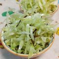 赤い電話's cooksnap of when they made 浅漬け？サラダ？塩昆布キャベツ.