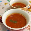 赤い電話's cooksnap of when they made トマト缶で簡単！ミネストローネ.