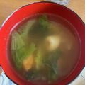 クック49L4Ho☆'s cooksnap of when they made 簡単☆ちくわ玉葱レタスのコンソメスープ.