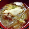 ゆすひと's cooksnap of when they made 故郷の味？我が家流せんべい汁.