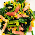 しゅがーぐらいだー's cooksnap of when they made お弁当に♪ハムとほうれん草のバター炒め♪.