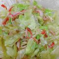 nrmaman's cooksnap of when they made 簡単☆茹でキャベツとカニかまのサラダ.