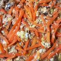 riboribo's cooksnap of when they made 鯖の水煮缶 de 人参しりしり.