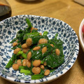 ゆいランラン's cooksnap of when they made ほうれん草の納豆和え.