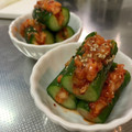 Aokokko♩'s cooksnap of when they made きゅうりとキムチで　オイキムチ風.