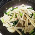 こまめとみのり's cooksnap of when they made ＊長芋と小松菜のおかか炒め＊.