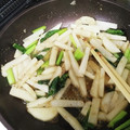 こまめとみのり's cooksnap of when they made ＊長芋と小松菜のおかか炒め＊.