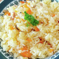 cucupa's cooksnap of when they made 炊飯器で炊くみかんdeパエリア風のピラフ.