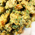 ぽぽりん's cooksnap of when they made さくさくやみつき♪大根の葉っぱのかき揚げ.