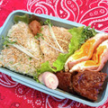 ハッピーまるしぇ's cooksnap of when they made じゃこと干しエビと青のりのおにぎり.