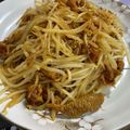 ★ゴンぎつね★'s cooksnap of when they made こてっちゃんで✿もやし炒め.