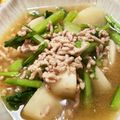 ひこモチ's cooksnap of when they made ♪とろとろ～♡かぶの挽肉あんかけ♪.