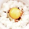 ダリア☆'s cooksnap of when they made 大人のTKG♡わさび卵かけごはん♡.