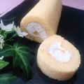 mocolove☆'s cooksnap of when they made たまご１個で❀ふんわりバニラロールケーキ.
