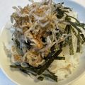 yu🐓's cooksnap of when they made じゃこと梅干しと韓国海苔の混ぜご飯.