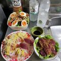 ebipeco's cooksnap of when they made サーモン握り　オニオンスライス添え.