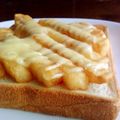 doiko's cooksnap of when they made 冷凍ポテトで♫ポテトチーズトースト✿.