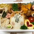 ёпⅠмσ's cooksnap of when they made ハムスター☆キャラ弁.