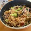 大好きKP's cooksnap of when they made 【簡単サバ缶レシピ】なすとしめじのパスタ.