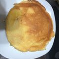 よしみたん♡'s cooksnap of when they made フワッフワ〜な分厚いホットケーキ.