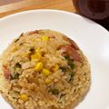 ☆あさ's cooksnap of when they made 焼き肉のタレでチャーハン.