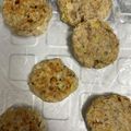 くぅあず's cooksnap of when they made 離乳食☆鯖水煮缶でお魚ハンバーグ.