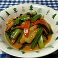 クックWZ3WQY☆'s cooksnap of when they made 鶏肉と小松菜の甘辛炒め.