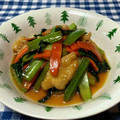クックWZ3WQY☆'s cooksnap of when they made 鶏肉と小松菜の甘辛炒め.
