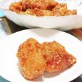 こともみ's cooksnap of when they made 鶏の甘辛胡麻絡め♪.