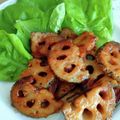 ごりら亭's cooksnap of when they made ベジ♪ガッツリおかず♪てりてりレンコン.