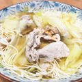 みなとのまんま's cooksnap of when they made キャベツと豚肉でお一人様煮麺♪.