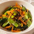 ソフィー２'s cooksnap of when they made 小松菜と人参の塩昆布ナムル(簡単).