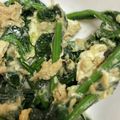 ヒヨコマメ☆'s cooksnap of when they made 簡単！ほうれん草と卵のサッと炒め.